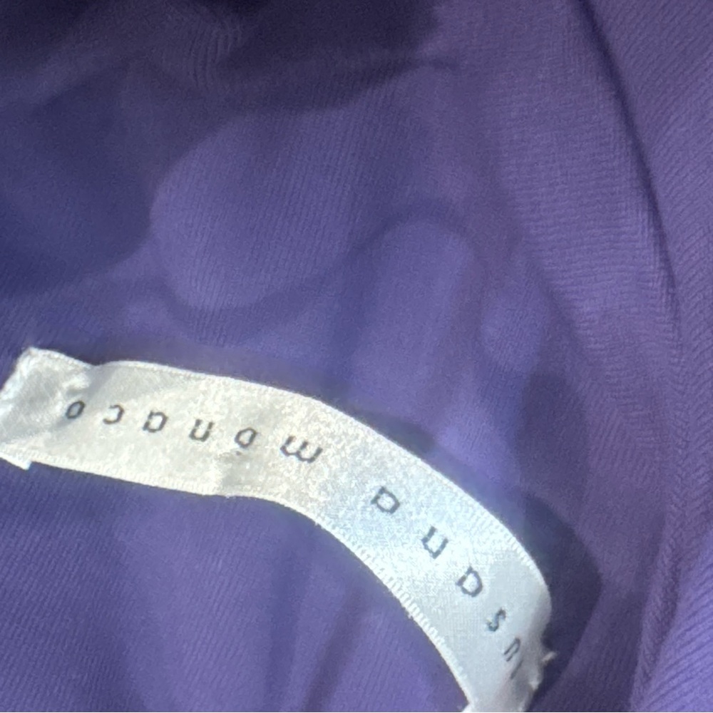 Susana Monaco Purple Cold-Shoulder Ruffle Top - Picture 4 of 6